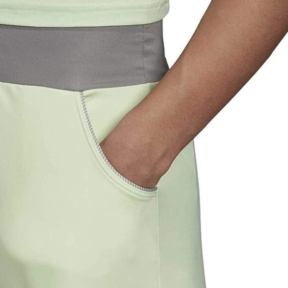 ADIDAS Women's Tennis Club Skirt NWT Glow Green Size L - Picture 10 of 14